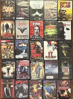 Horror Movie DVD Lot 25 Films Creatures Slashers Supernatural Grindhouse Rare A - Image 1 of 3