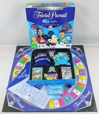 Trivial Pursuit Disney Family Edition 25 Years Trivia Board Game Hasbro 2008 - Image 1 of 4