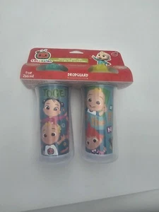 CoComelon Themed Insulated Sippy Cup 9oz each. Two in Pack! Factory New! - Picture 1 of 8