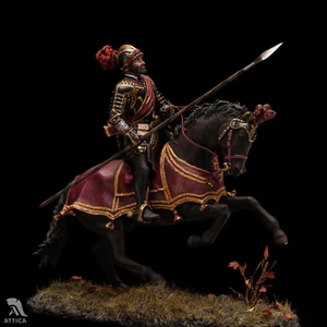 Soldado de juguete de lata en miniatura pintado en miniatura Carlos V emperador del Sacro Imperio Romano 54 mm | nivel de arte - Imagen 1 de 8