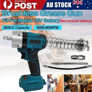 Brushless Electric Grease Gun 620cc Cartridges 9000PSI For Makita 18V Battery AU - Picture 1 of 13