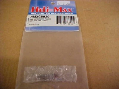 HELI-MAX HXMG8020 = TAIL MOTOR WITH PINION: NOVUS SEA COBRA (NEW) - Image 1 of 2