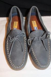 Keds Aahs Blue Suede Shoes Loafers 6.5 New Slip On Flats - Picture 1 of 5