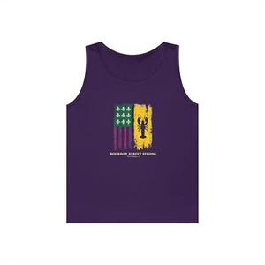 Bourbon Street Strong New Orleans Unisex Heavy Cotton Tank Top - Picture 1 of 5