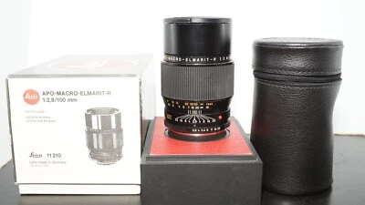 GREAT BUY - LEICA APO-Macro-Elmarit-R 100mm f/2.8 MF 3 Cam Lens Boxed #3509922 - Image 1 of 4