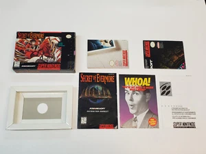 Secret of Evermore Super Nintendo SNES Box & nur Handbuch * Verschleiß - Bild 1 von 22