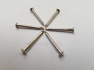 20mm NICKEL PLATED ESCUTCHEON PINS TACKS CHOOSE QTY FREE P&P SILVER 15g or 16g - Picture 1 of 5