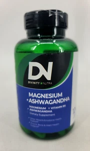 Divinity Nutra Glicinato de Magnesio + Malato Vitamina B6 Ashwagandha 120ct 5/27 - Imagen 1 de 5