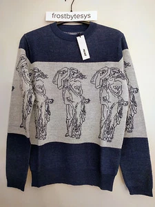 Statua Palazzo P maglia colore navy/bianco taglia small - nuova in borsa fondo di magazzino spedizione gratuita - Foto 1 di 5