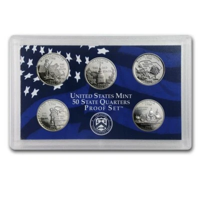 2000 S 50 State Quarters Proof Set - Mass - Maryland - SC - NH - VA - Image 1 of 4