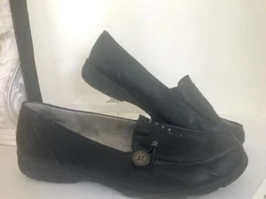 11 M    Black Slip On Loafers Womens     'Judo' by White Mt. - Picture 1 of 10