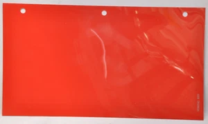 Jaguar Sebring Red showroom Sample on Acetate 10.5" x 6" - Picture 1 of 1