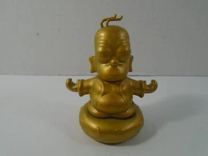 2015 KIDROBOT--THE SIMPSONS--3" GOLD BUDDHA HOMER SIMPSON FIGURE (LOOTCRATE) - Picture 1 of 5
