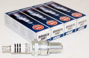 4PK Genuine NGK 3981 Iridium Spark Plug BR9EIX for XS4062DP XS4062 WR3CS WR3CP - Foto 1 di 9