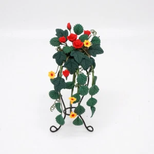 Maßstab 1:12 Puppenhaus Miniatur Mini-Topfpflanze Blumenständer Dekor Zubehör - Bild 1 von 3