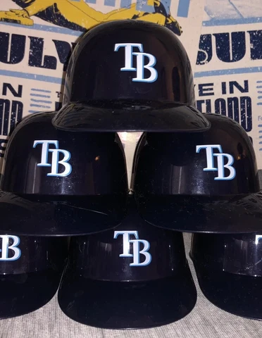 Tampa Bay Rays Ice Cream Helmets/Party Favor Set Of 6 From Tropicana Field Cover