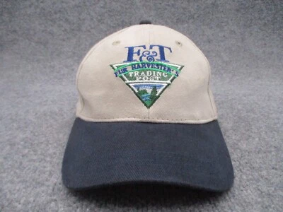 Cosechadoras de Piel Poste Comercial Gorra Beige Azul Correa Trasera Ajustable F&T Foto 1 de 4