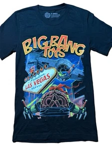XS Marvel T-shirt Big Bang Toys Welcome To LV NEVADA Spider-Man Ninja Turtles - Picture 1 of 8