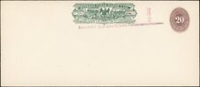 Mexico, 1886. Umschlag Wells Fargo WF 30, Postfrisch