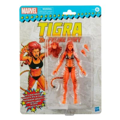 Marvel Legends 6" West Coast Avengers Tigra Vintage Card New Ready to Ship Foto 1 de 3