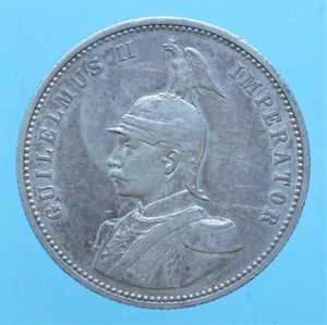 GERMAN EAST AFRICA GUGLIELMO II RUPIA 1892 MONETE DA COLLEZIONE ARGENTO SILVER - Imagen 1 de 2