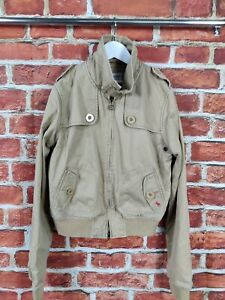 GIRLS ABERCROMBIE & FITCH BEIGE CARGO STYLE COAT JACKET AGE 11-12 YEARS 152CM