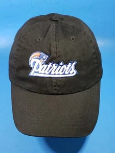 Cap/Hat New England Patriots  Black Port & Co. Adjustable Hook & Loop - Picture 1 of 7