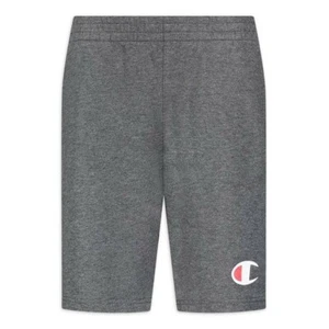 Champion Boys "C" Logo French Terry Shorts, Sizes S GRANITE HEATHER - Picture 1 of 1