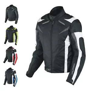 Giacca Lady Donna Tessuto Cordura Moto Scooter Protezione Manica Staccabile - Afbeelding 1 van 63