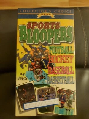 Collectors Choice Sports Bloopers VHS Set Of 4   BBF-3-5116   (1998) - Image 1 of 4