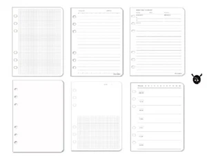 B6 32K Organiser Essentials Accessories Insert Refill Replacement mini PackPaper - Picture 1 of 10