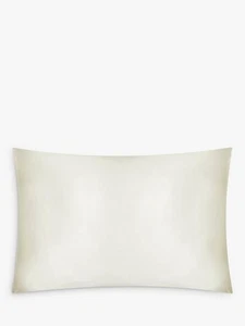 🌟 John Lewis Organic Silk Standard Pillowcase Natural Cream Pillow Case NEW - Picture 1 of 5