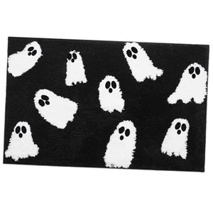 Halloween Ghost Bathroom Rug Cute Spooky Bathroom Decor Non Slip Halloween - Picture 1 of 7