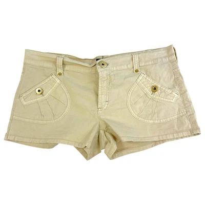 D&G Dolce & Gabbana Khaki Mini Shorts - Image 1 of 4