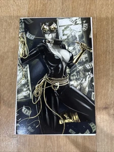 WAIFU CHRONICLES #1 CVR-g LENCERÍA REIVASH CATWOMAN SELINA BONITA VIR LTD 70 Oro - Imagen 1 de 5