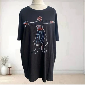 Camiseta Hills R Alive Gráfica Negra Sonido de Música Talla 3XL Pecho 50"" - Imagen 1 de 1