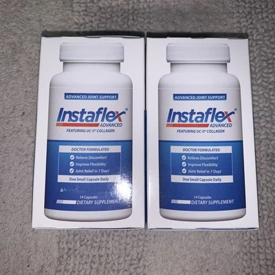 (2) ~ Instaflex Advanced Joint Support Relief - 14 штук срок годности 12/26 - Изображение 1 из 3