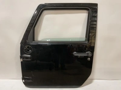 Jeep JK Wrangler OEM LH lado del conductor puerta delantera eléctrica negra PX8 2007-2010 010619 Foto 1 de 4