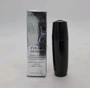 Nuevo Lápiz Labial Lancome Diseño Color Tamaño Completo Rojo Stilleto Crema Con Caja - Imagen 1 de 3