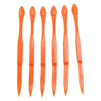 6 Pieces Facile eplucheur D'Orange D'Agrumes En Couleur Orange  Ustensil5259 - Photo 1/4