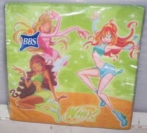 WINX 20 TOVAGLIOLI CARTA PER COMPLEANNO - Picture 1 of 1