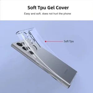 Soft Silicone Clear Phone Case for Samsung A53 A13 A52 A12 A54 A23 A32 A55 A52S - Picture 1 of 70