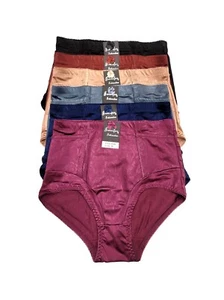 2 4 6 8 Bolsillo Satinado Cintura Alta Cobertura Completa Control Abdomen Breve Faja - Imagen 1 de 10