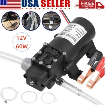 Bomba de transferencia de combustible 12V/60W 5L/min aceite diésel gasolina queroseno coche tractor camión Foto 1 de 4