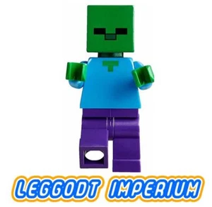 LEGO Minifigure - Zombie - Minecraft minifig min010 FREE POST - Picture 1 of 1