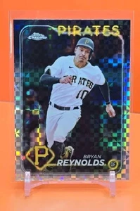 2024 TOPPS CHROME BRYAN REYNOLDS #146 X-FRACTOR PITTSBURGH PIRATES - Picture 1 of 2
