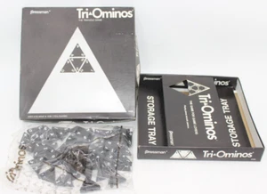 Tri-Ominos Triangle Game 1968 Pressman Complete Vintage #4420 TriOminoes - Picture 1 of 4