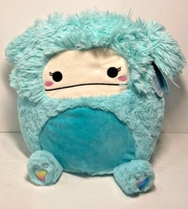 Squishmallows Fuzz-A-Mallows Joelle the Bigfoot 12” Nuevo Plata Etiqueta Rara - Imagen 1 de 1