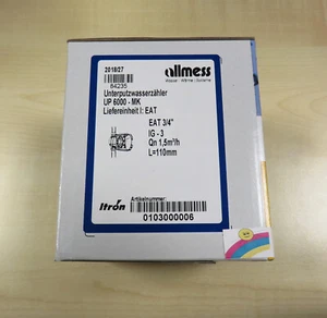 Allmess Einrohranschlussteil 3/4" DN 20 für Wasserzähler Art. Nr. 0103000006 - Bild 1 von 3