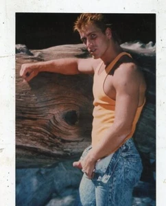 FOX STUDIOS  ORIGINAL ART PHOTO  * 5X7" BLONDE HUNK* MARK HOLIDAY - Picture 1 of 1